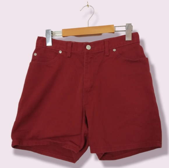 Red Faded Glory Jean Shorts Sz 10 - Picture 1 of 5